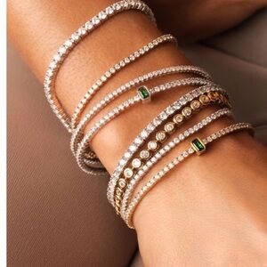 Silver Multi-Style Stackable Bangle Sets